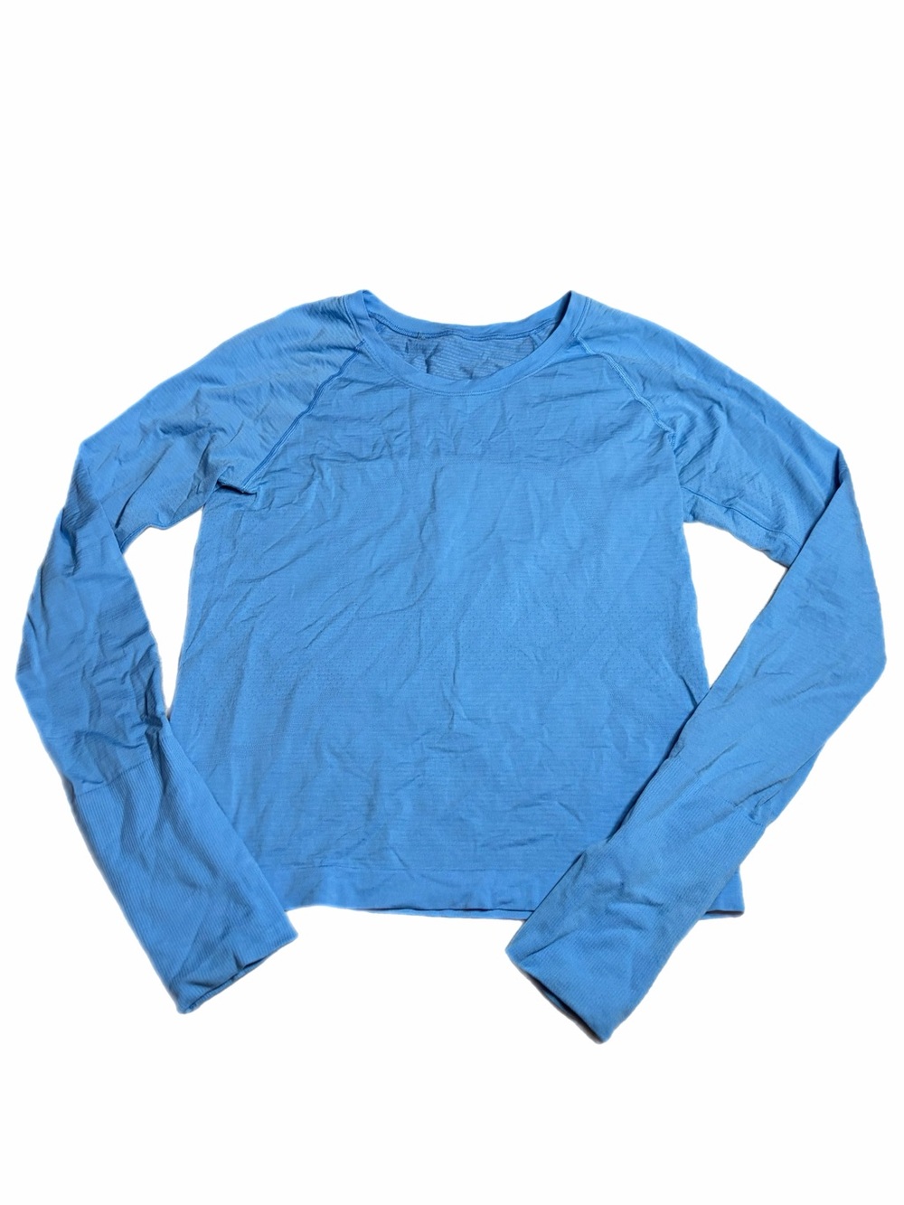 Lululemon Swiftly Tech Long-Sleeve Shirt 2.0 *Waist Length (Cornflower) Size 6